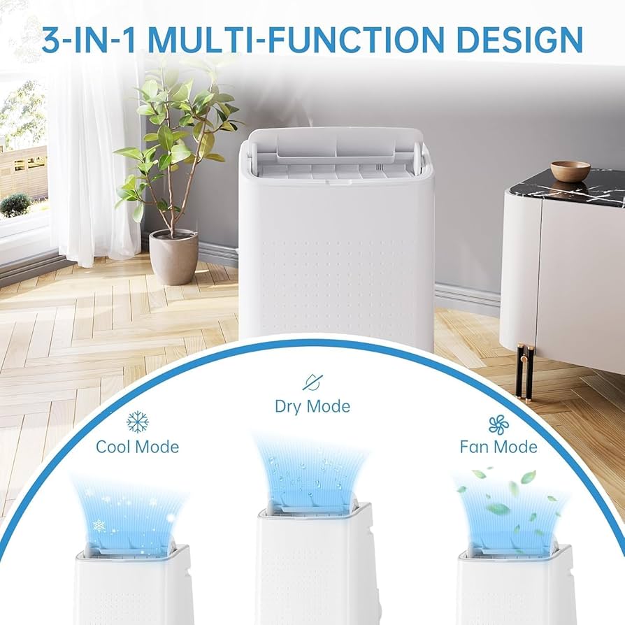 Amazon.com: 14,000 BTUs Portable Air Conditioner with 3-in-1